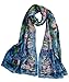YSSP, Claude Monet's Water Lilies, Elegant Luxury Fashion Silk Scarf Classic Premium Vintage Shawl Wrap Art, Oblong