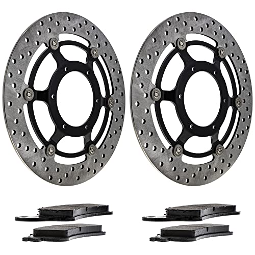 NICHE Front Brake Rotor Pad Semi Metallic Kit for Honda VTX1800C 06435-MBL-D03 06435-MAJ-G41 06455-MAJ-G41 45120-MCZ-013