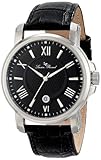 Lucien Piccard Men's LP-12358-01 Cilindro Analog Display Japanese Quartz Black Watch