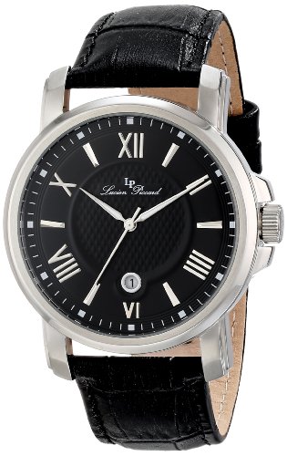Lucien Piccard Men's LP-12358-01 Cilindro Analog Display Japanese Quartz Black Watch