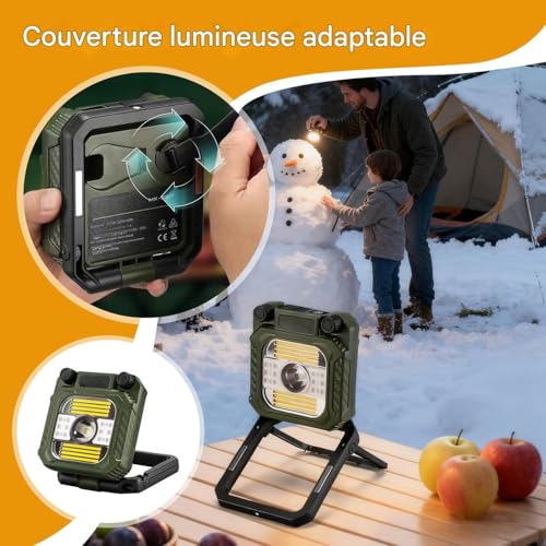Lampe LED pour camping contre le manque d'éclairage en kit de survie léger - 3
