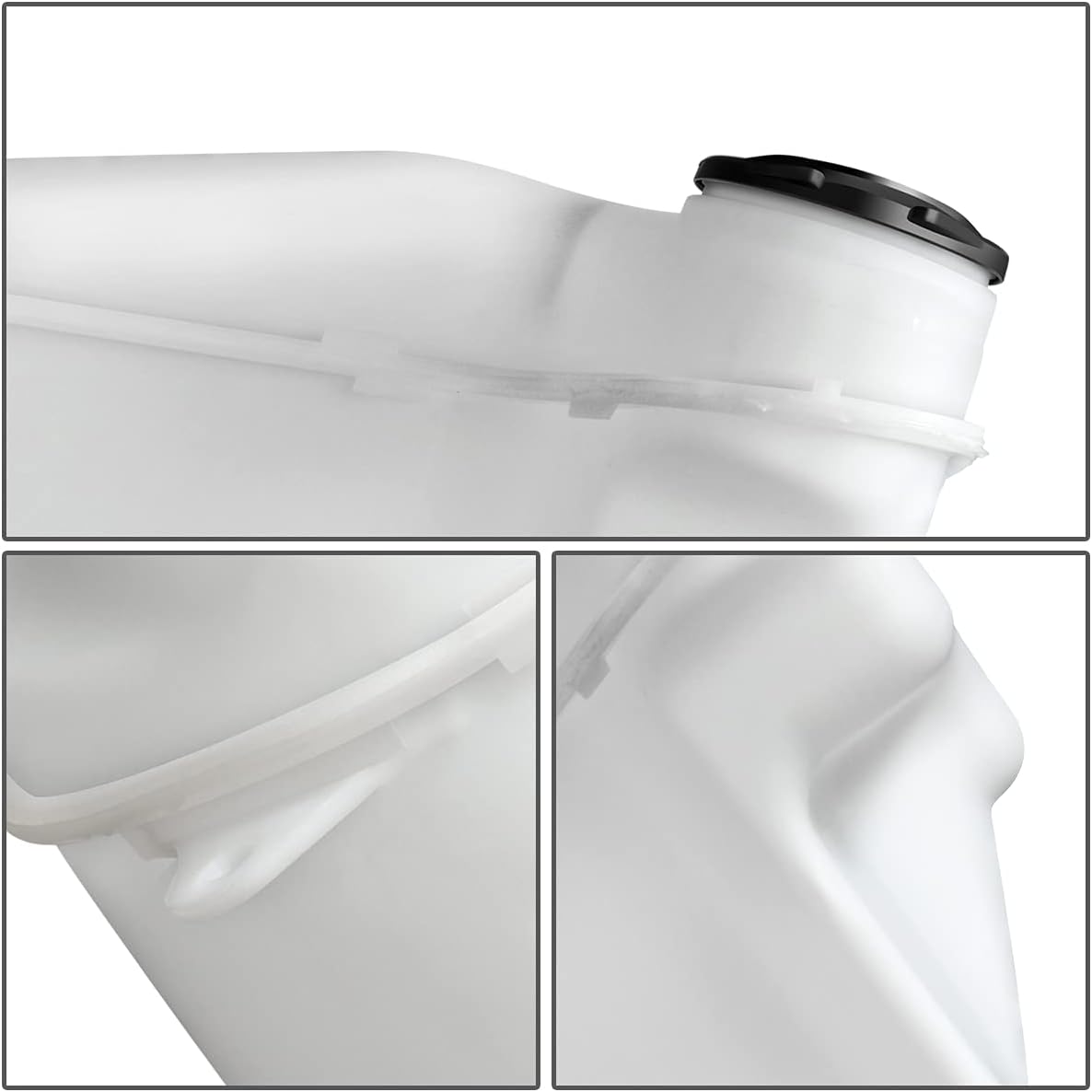 Auto Dynasty TO1288141 Factory Style Car Windshield Washer Reservoir Tank - Reservoir Cap | Washer Fluid Pump - Compatible with Toyota Corolla 98-02, White