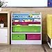 HOMFA Toy Storage Organizer Rack Kids Book Organizer Non-woven Fabric Storage Bin Bookcase Storage for Toddlers