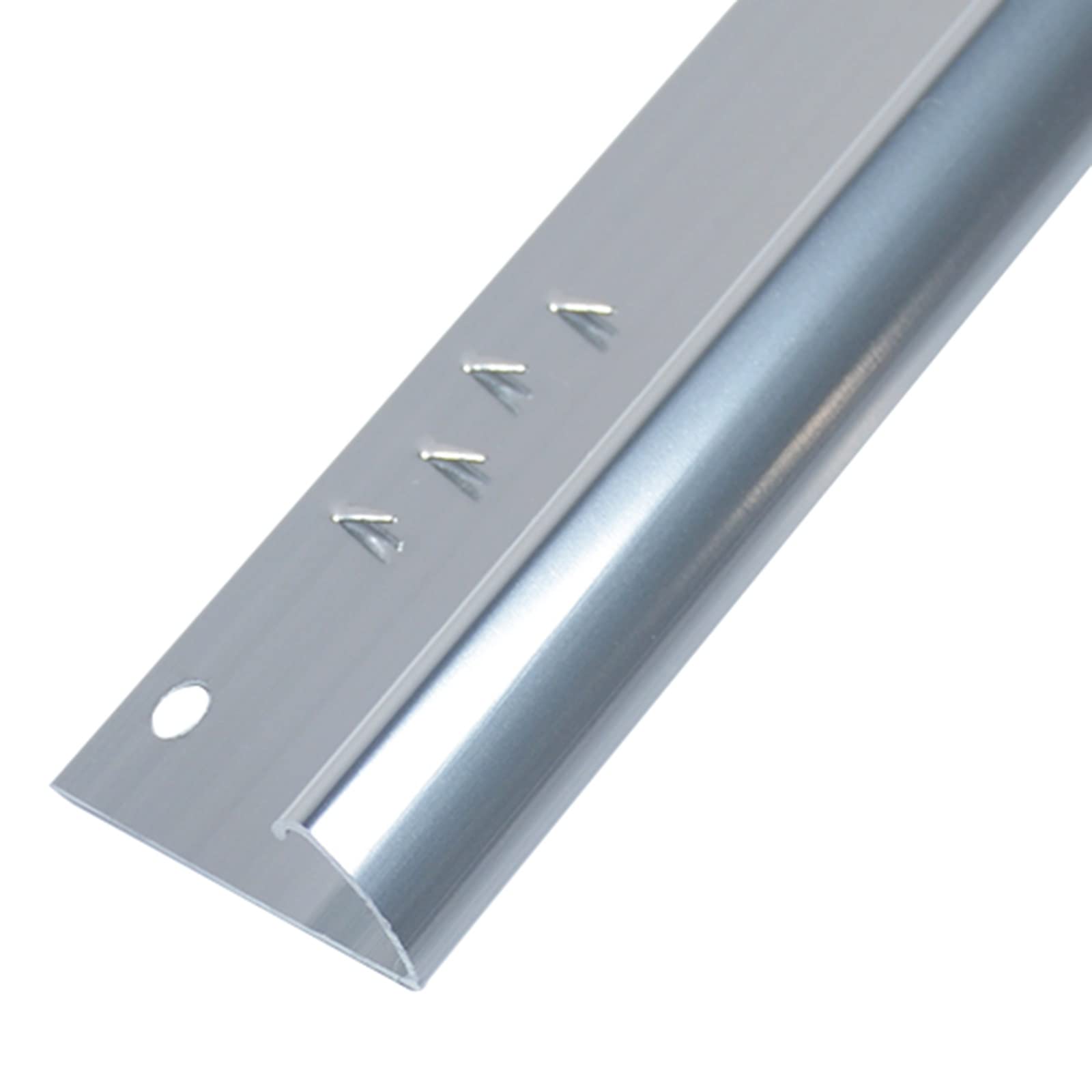 Remys Silver Lightweight 3.5Cm Wide Thresholds Reducer,Floor Transition Strip Carpet To Tile, For Indoor Front Door Doorways, Easy To Install(,90Cm/35.4In)