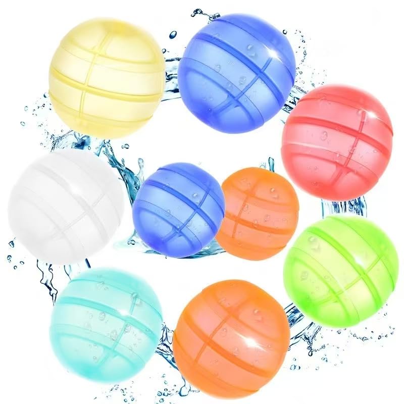 2025 Unique Design Reusable Silicone Water Balloons for Kids & Ad...