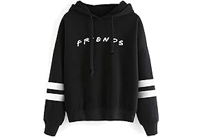 Friends TV Show Graphic Sweatshirt: Hoodie for Women with Funny Quotes