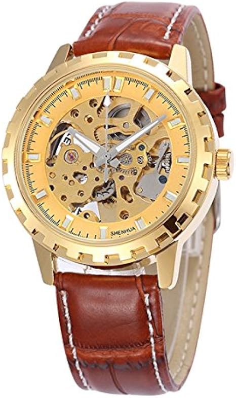 orologi meccanici automatici economici automatico orologi meccanici Cintura  uomo Orologio da polso retrò pistola guscio bla : Amazon.it: Orologi