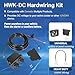 Replacement for Dometic HWK-DC Hardwiring Kit DC for RV/Vehicle Power Supply, Heavy Duty 10AWG Wiring, Standard and Threaded 2-pin Sockets, Compatible with Dometic Multiple Products