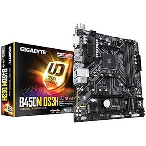 Gigabyte B450M DS3H WiFi (AM4//AMD/B450/mATX/SATA 6GB/s/USB 3.1/HDMI/Wifi/DDR4/Motherboard)
