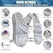 kimhomly Running Hydration Vest for Women Men, Lightweight Adjustable Hydration Backpack with 1.5L Water Bladder Bag for Hiking, Trail, Running, Marathons, Cycling