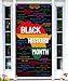 Nepnuser Black History Month Door Cover African American February Festival Decoration School Classroom Backdrop Front Door Hanging Banner