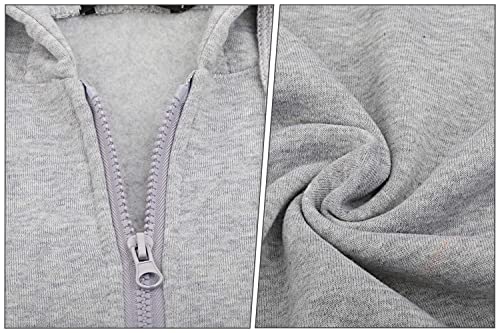 AIOIDI Casual Sleeveless Sweatshirts Hoodie for Men Zip Up Sport Gilet with Pocket,M-Grey 2,L - Image 3