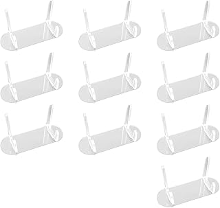 10 Stück Acryl Kartenständer,Mini Staffelei,Transparente Karten Ständer Acrylstaffelei Staffeleiständer Aufstellerkartenständer,zum Anzeigen Münzen,Taschenuhren,Medaillen
