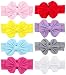 Baby Headbands Turban Knotted, Girl's Hairbands for Newborn,Toddler and Childrens (8pcs and bows)