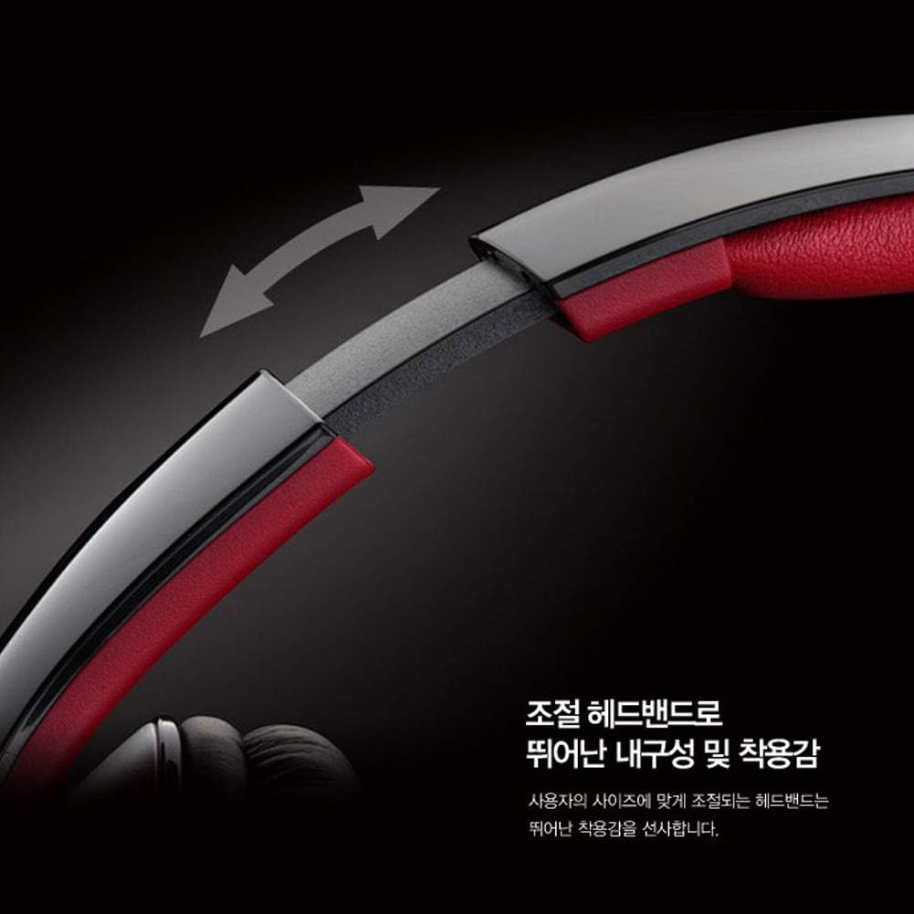 Britz K830 High Sensitivity Headset Microphone Language Gaming PC High-Performance Stereo Headphone Black & Red Color