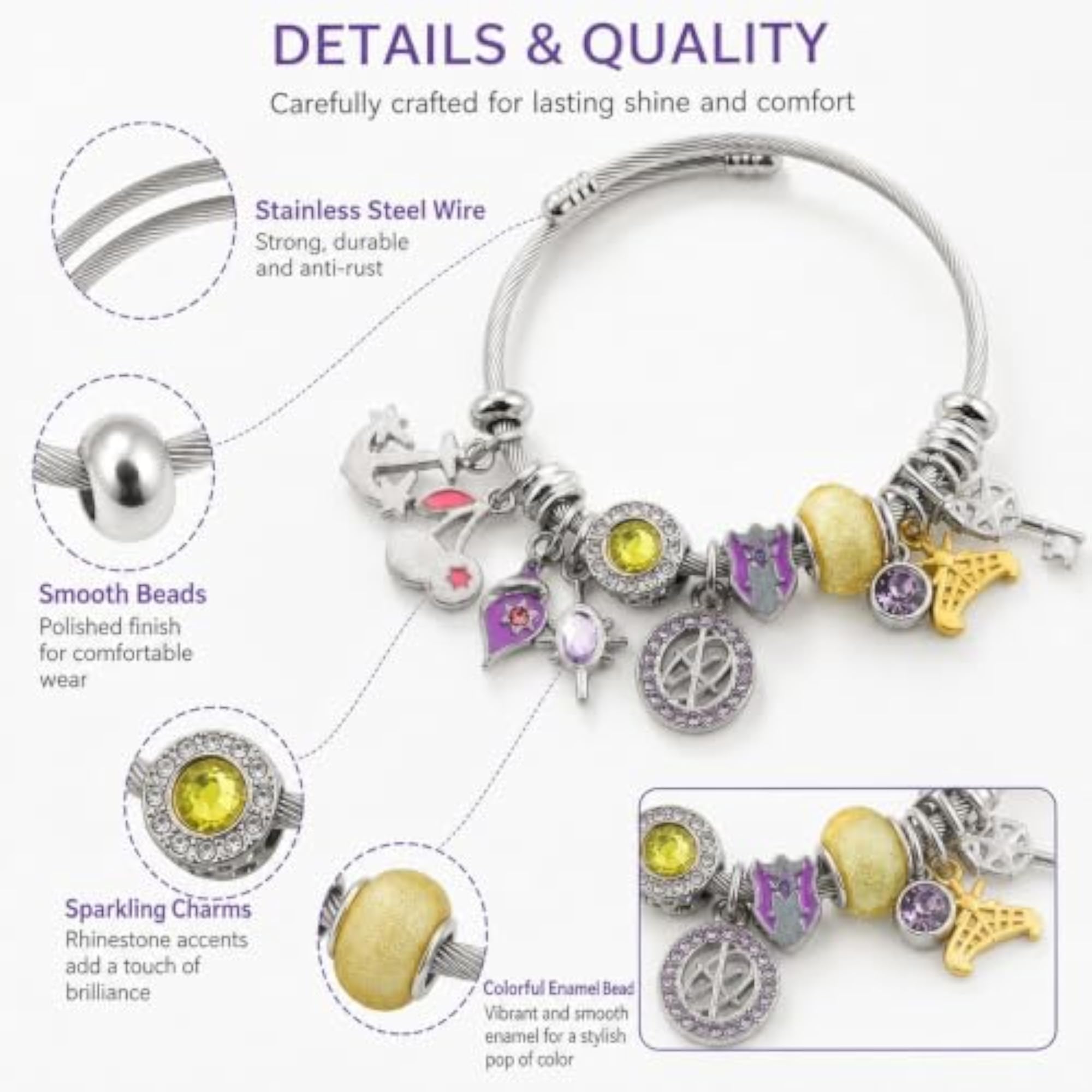 Adjustable Stylish Knot Hand Bracelet, Gift for Fans