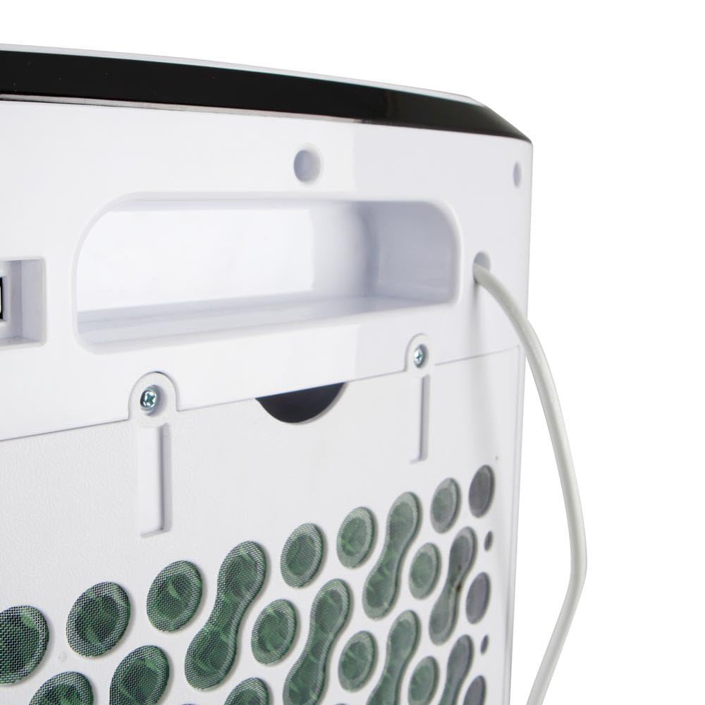 Orbegozo Air 46 Luftkühler 3-in-1, 3 Stufen, Zeitschalter, Kühlakkus, Tank von 6 l, Fernbedienung, leise, 55 W, Kunststoff / Metall | 3 Geschwindigkeitsstufen, Timer, 6 Liter Tank, Fernbedienung, 55 W