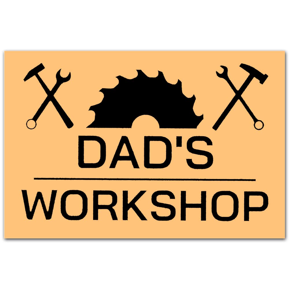 Paillasson extérieur Dad's Workshop pour stopper la saleté avec style et humour