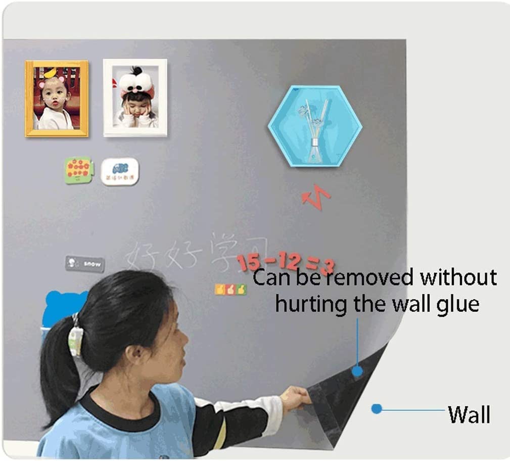 Habiba Doodle-Board Zeichenbrett-Aufkleber, magnetische Whiteboard-Wand, abnehmbare Kinder-Graffiti-Schreibtafel für Wohnzimmer-Kritzeltafel Nützlich
