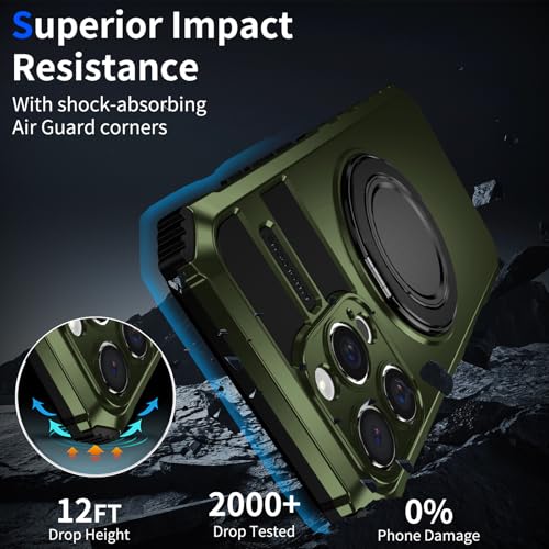 IYTRRYH Magnetic Kickstand Case for iPhone 16 Pro Compatible with MagSafe by IYTRRYH - Used condition - Image 6