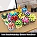 Succulents Set for Adults Building Sets, 12 Plants, Home Decor, Birthday Gifts for Women, Creative Housewarming Gifts, Botanical Collection, Flowers Succulents Artificial Plant Kit (1174 piece)