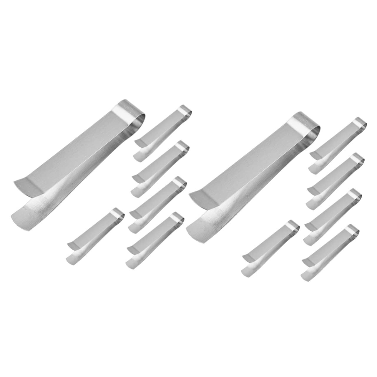 PRETYZOOM 2sets Stainless Steel Candle Wick Trimmer Set Candle Making Tools Accessory Kit 6pcs*2