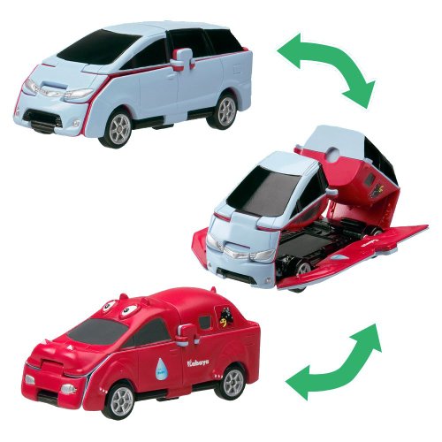 Bandai VooV VS12 Transforming Toy Car [Toyota Estima - Hippopotamus Car]