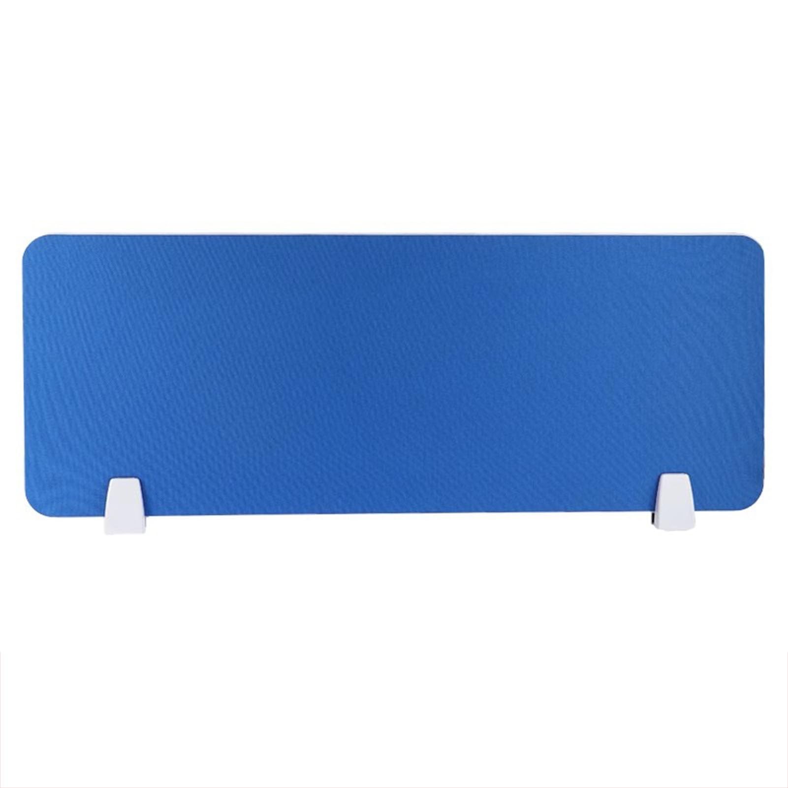 THKSGIV SoundAbsorbing Desk Partition Freestanding Acoustic Privacy Screen for Workstations Home Office Student Desks (Blue 120x30cm) Enhance Focus & Productivity