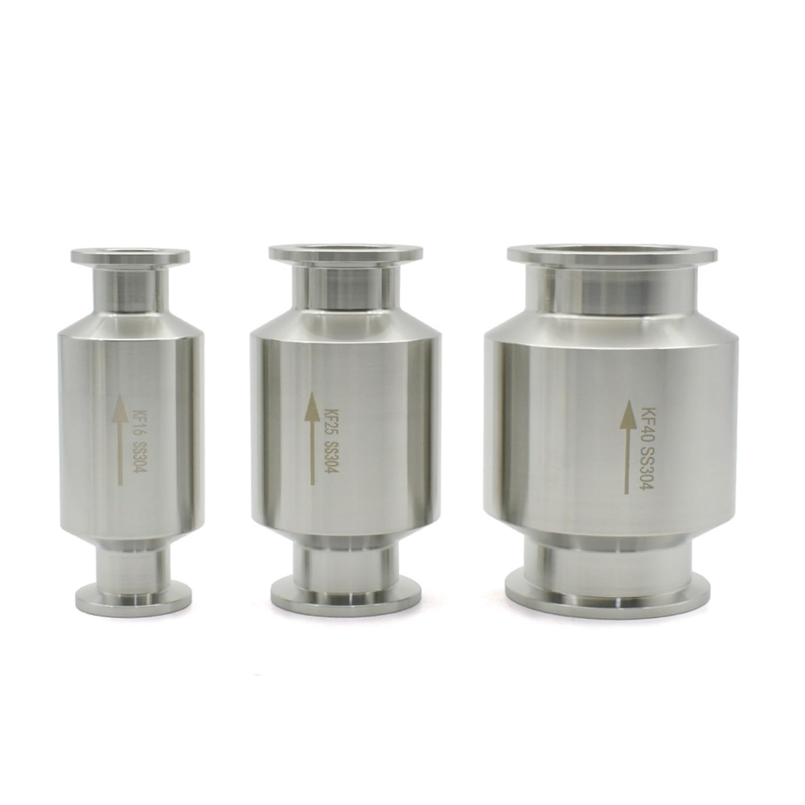 Clapet de non-retour KF25 unidirectionnel en acier inoxydable 304