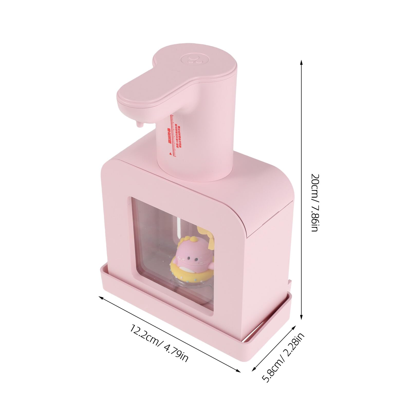 Mobestech pompa dozująca mydło dozownik mydła łazienkowego pompka dozująca Dyspensator mydła napełniającego kuchennego do rąk ABS Pink