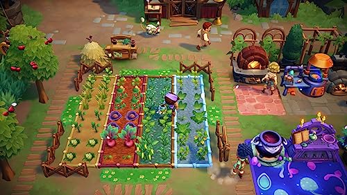 Fae Farm Switch para relajarse en el sofá cultivando una granja 6