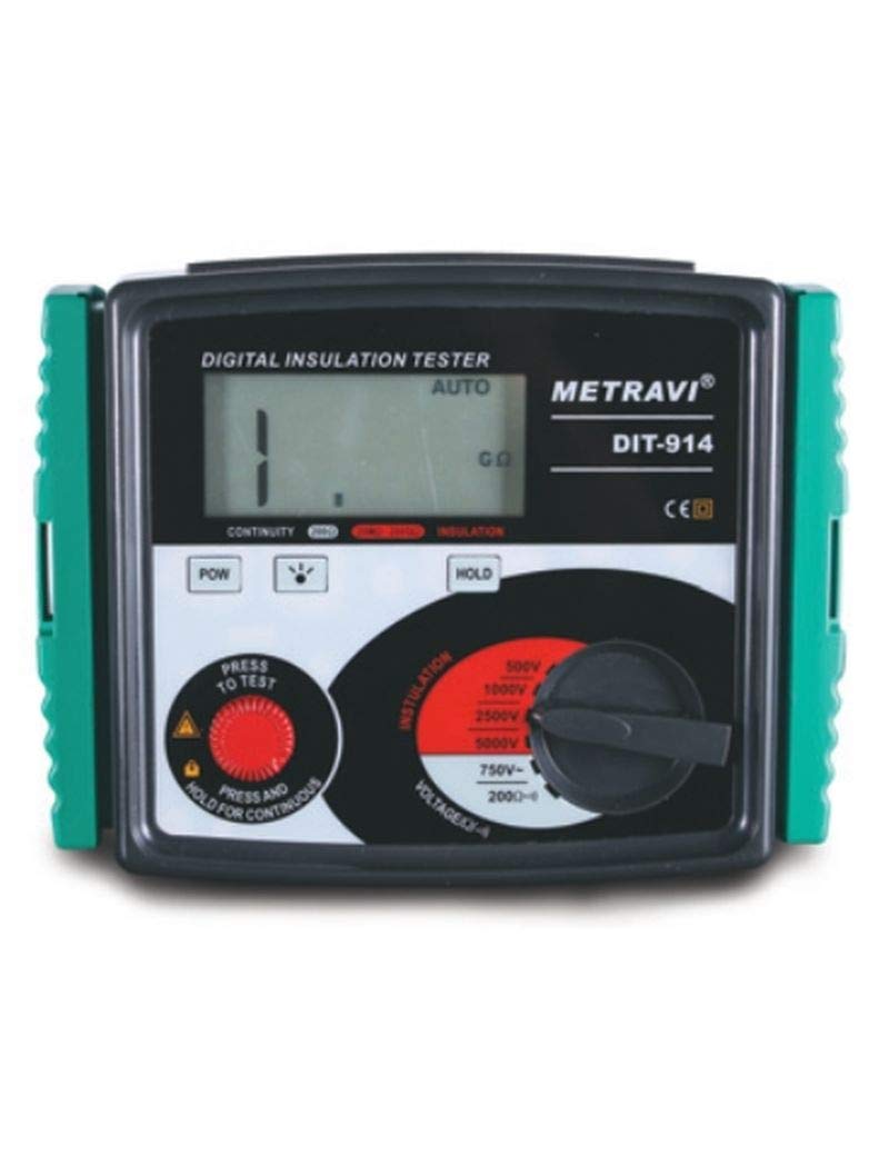 Metravi DIT-914 5000V Digital Insulation Tester, Battery cum Mains Operated (B07SR26QMY) Amazon Price History, Amazon Price Tracker