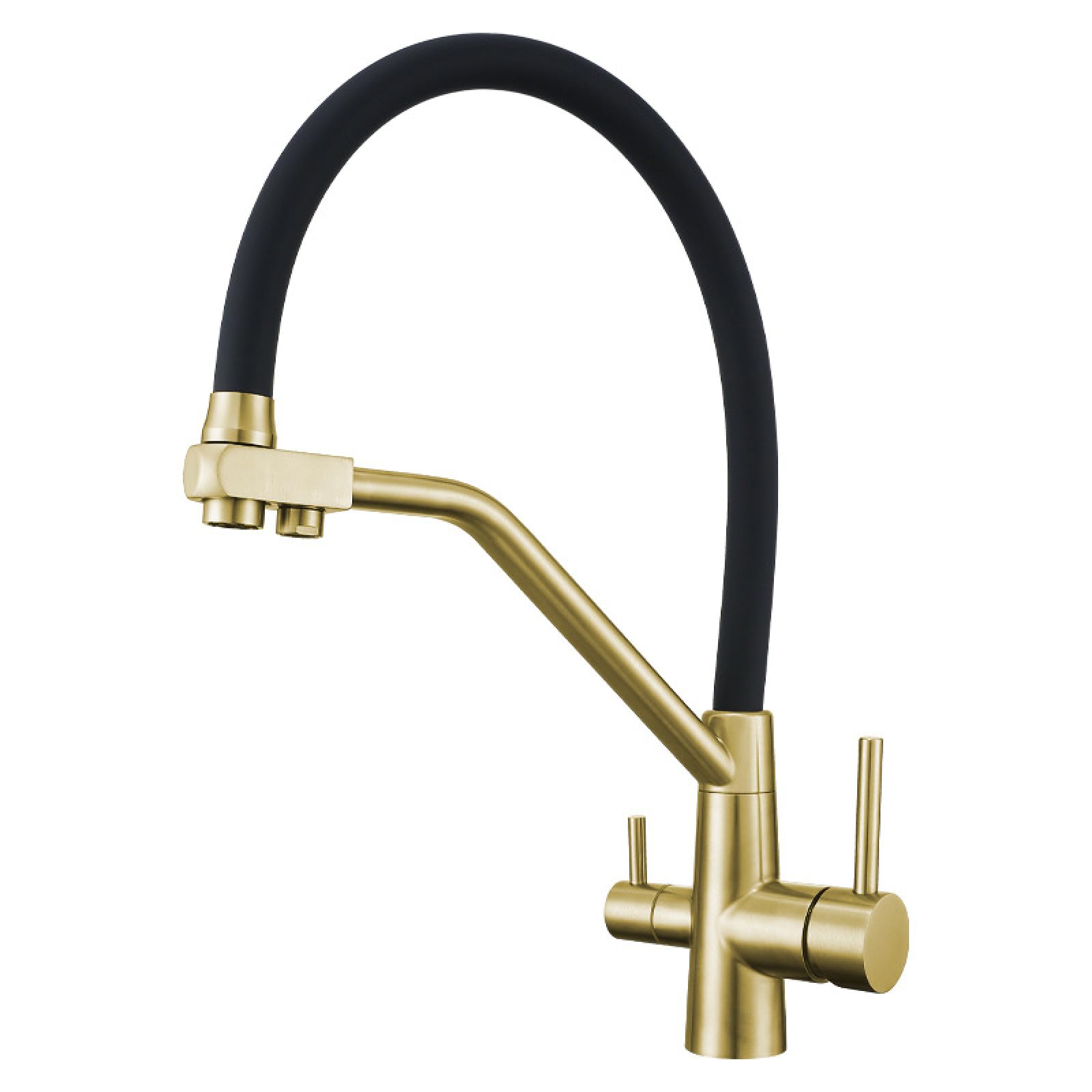 Fanjubei Golden 304 Stainless Steel Kitchen Hot And Cold Water Purification Faucet, Gold