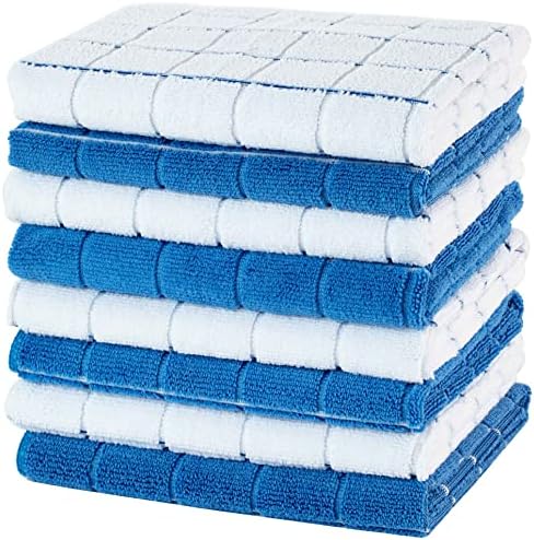 12pièces Lot De Torchons De Cuisine Microfibre Antiadhésifs