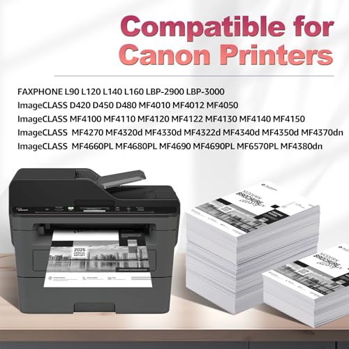 Image of 104 FX9 FX10 Compatible Toner Cartridge Replacement for Canon 104 Black Toner Cartridge Use for ImageClass D420 MF4150 MF4350d FAXPHONE L90 L120 Laser MN1319f 1012 1020 1022 3050 (2PACK)