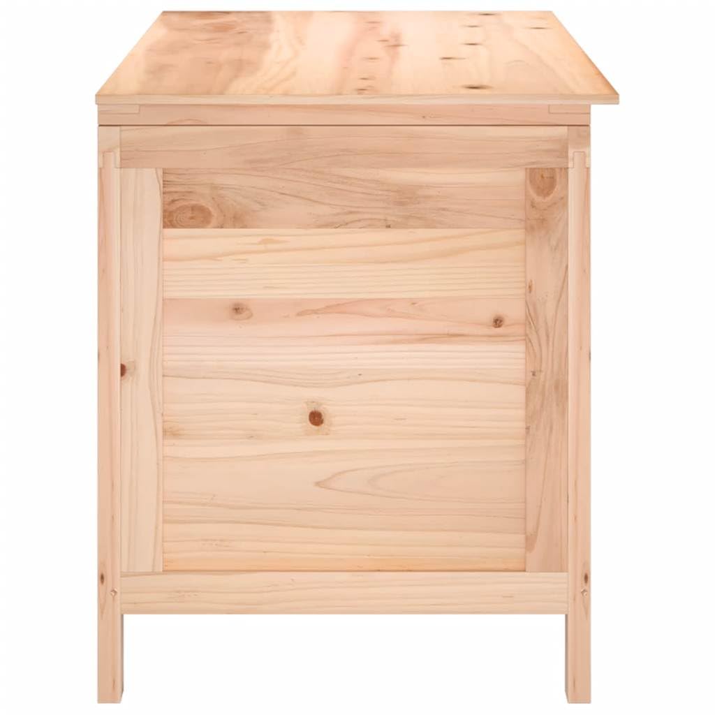 Scatola per cuscini per esterni, 99 x 50 x 56,5 cm, in legno massello di abete | Stoccaggio Giardino, Patio, Coperte, Giocattoli, Telaio Robusto, Durevole