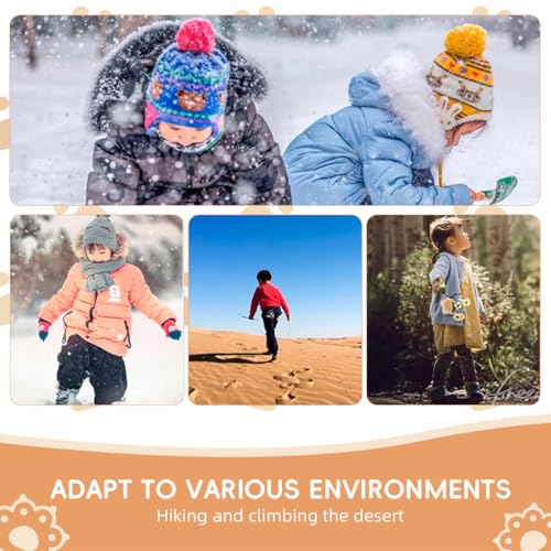 Image of PROBEROS 2 Pcs Gaiters for Hiking or Raining, for Kids Aged 9-13 Years Old, 13.7'' Waterproof Gaiters with Drawstring Fixed Hook & Loop Closure Lightweight, for Outdoor Active, Rainy, Snowy, Pink