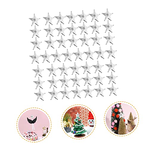 Estrellas de Navidad para árbol y repostería con adornos de estrella superior PRETYZOOM 8