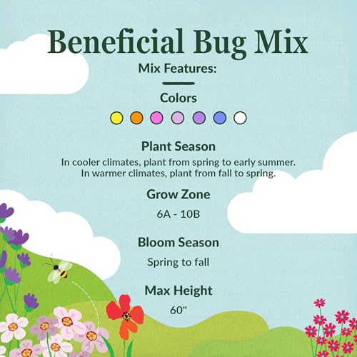 Image of Ferry-Morse Beneficial Bug Bulk Wildflower Seeds, 290,000+, 1 lb