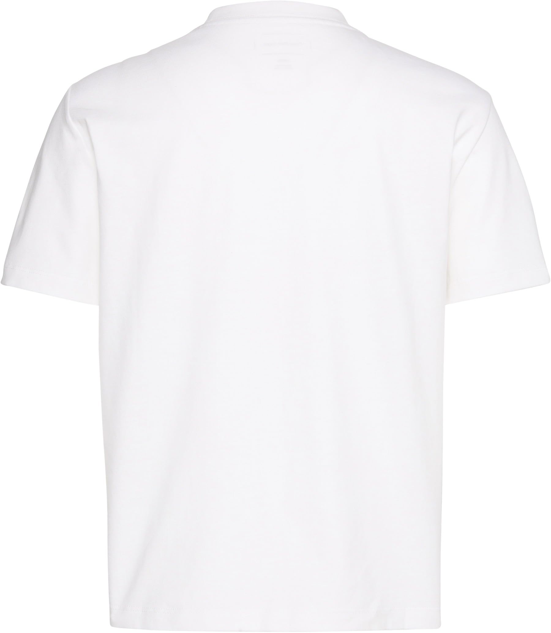 Calvin Klein Camiseta de Manga Corta Mujer Hero Classic Monologo tee con Cuello Redondo