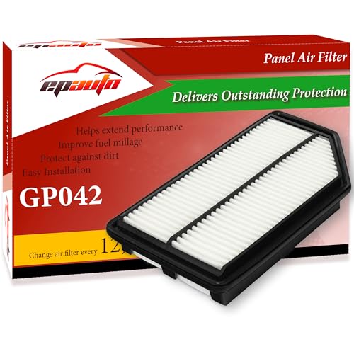 EPAuto GP042 (CA11042) Engine Air Filter, Replacement for Honda Odyssey (2011–2017) – Rigid Panel Filter for 3.5L V6 Engines – Improves Airflow, Fuel Efficiency, and Engine Protection