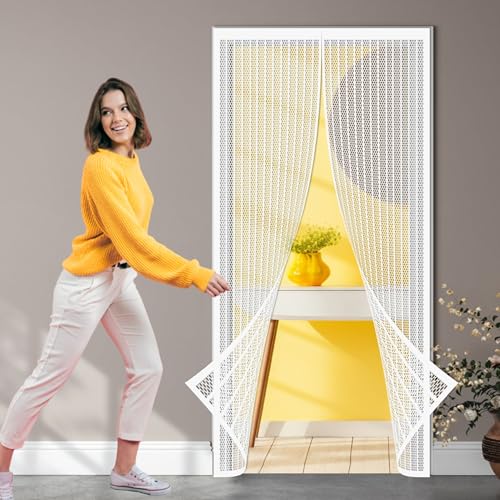 Moustiquaire porte fenêtre blanche avec maille très dense