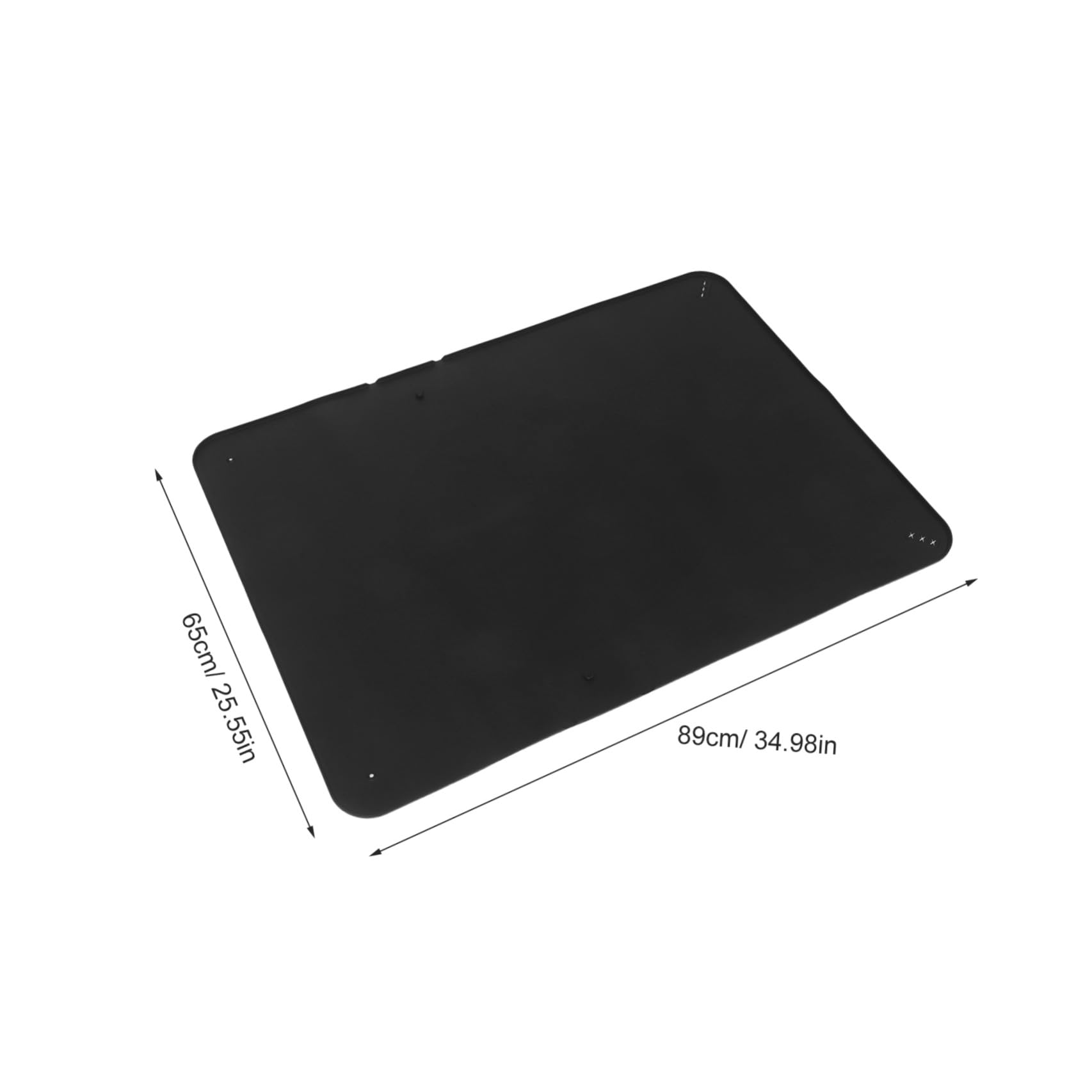 Generico Porta Traversine Tappetino Igienico in Silicone Nero Antiscivolo per per Cani Pieghevole Salvaspazio per Addestramento e Viaggi e Adatto a Maschi e Femmine