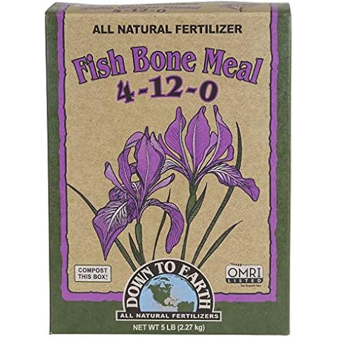 Down to Earth Organic Fish Bone Meal Fertilizer Mix 4-12-0, 5 lb Cover