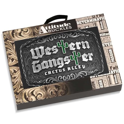 Image of Montana Silversmiths Officially Licensed Cactus Alley Hat Co. Western Lifestyle Belt Buckle
