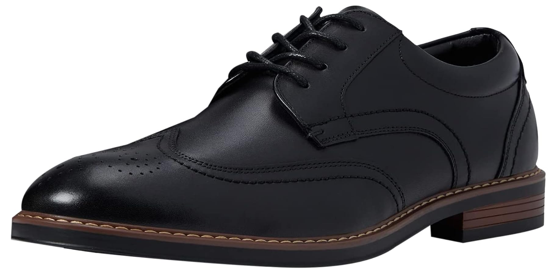 靴 NUNN-BUSH LONG WING TIP SHOES 1980s 10B NUNN-BUSH LONG WING TIP SHOES 1980s 10B