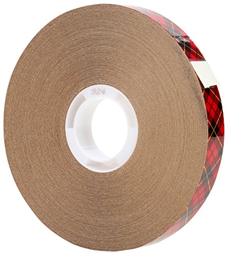 Scotch ATG Adhesive Transfer Tape 924, Clear, 1/2 in x 60 yd, 2 mil, 12 Rolls per Carton