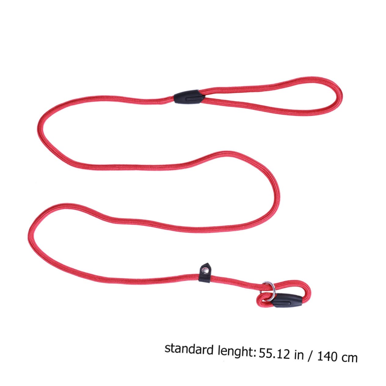 BCOATH Dog Training Lead Durable Nylon Leash for Dogs Comfortable Handle Buckle for Pet Training Red
