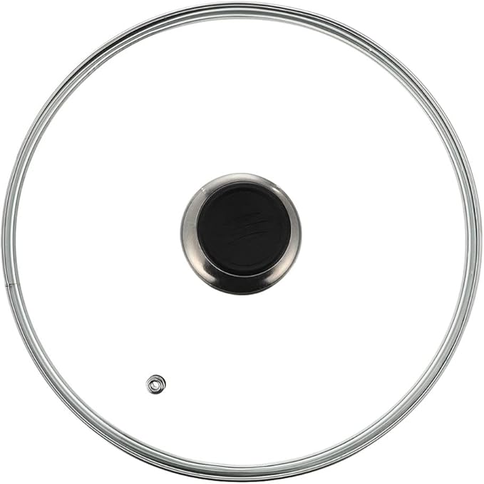 11 inch Glass Pan Lid Tempered Lid with Knob Handle
