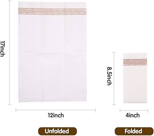 Vista 12 de Vplus Paquete de 200 toallas desechables para baño, servilletas decorativas de baño, suaves y absorbentes, desechables, para cocina, bodas, Acción